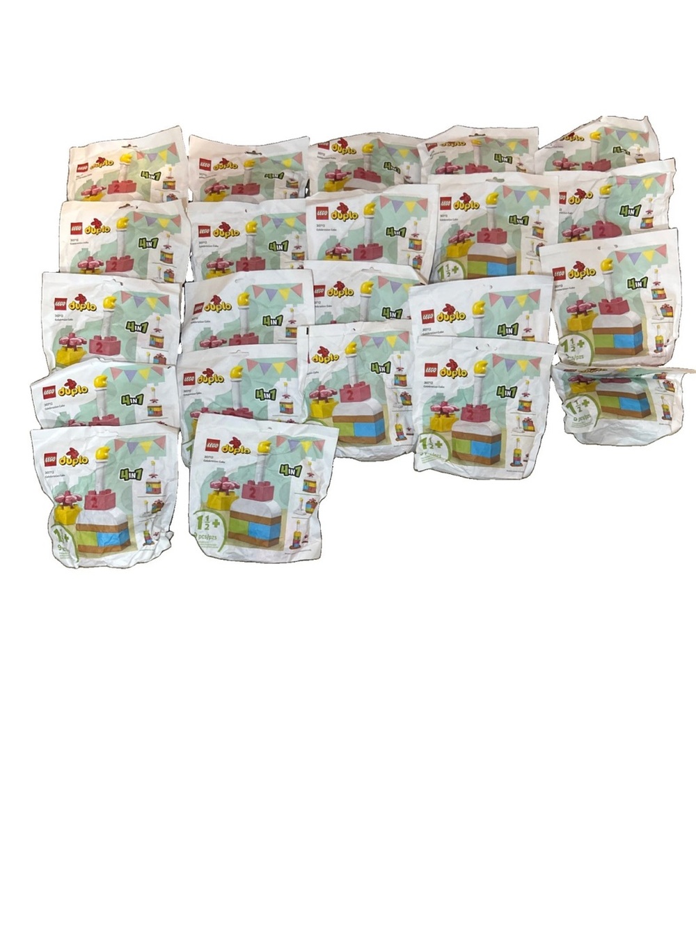 Lot of 22 LEGO DUPLO Celebrations Cake 30712